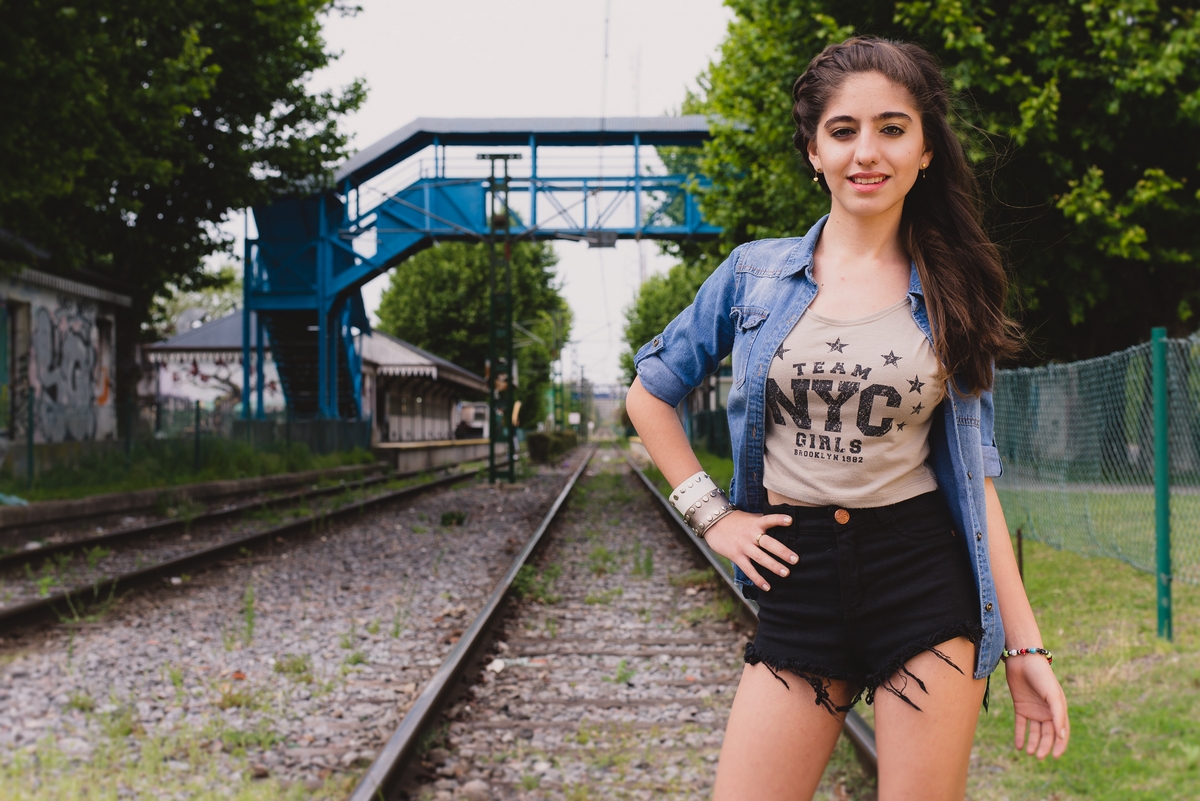 Fotos del book en exteriores de Abril por Diego Delgado Fotógrafo.